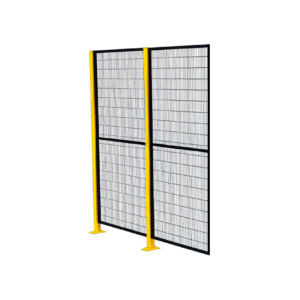 Vallado acero negro 2000x800mm