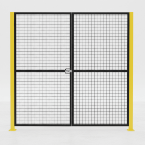 Puerta doble hoja vallado industrial 2000x2200mm
