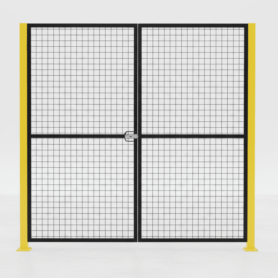 Puerta doble hoja vallado industrial 2000x2200mm