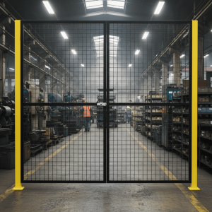 Puerta doble hoja vallado industrial 2000x2200mm